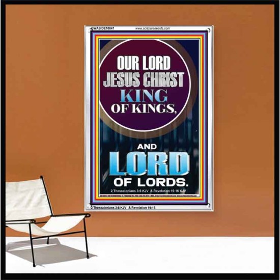 JESUS CHRIST - KING OF KINGS LORD OF LORDS   Bathroom Wall Art  GWABIDE10047  