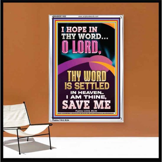 I AM THINE SAVE ME O LORD  Christian Quote Portrait  GWABIDE11822  