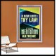MAKE THE LAW OF THE LORD THY MEDITATION DAY AND NIGHT  Custom Wall Décor  GWABIDE11825  