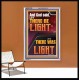 LET THERE BE LIGHT AND THERE WAS LIGHT  Christian Quote Portrait  GWABIDE11998  