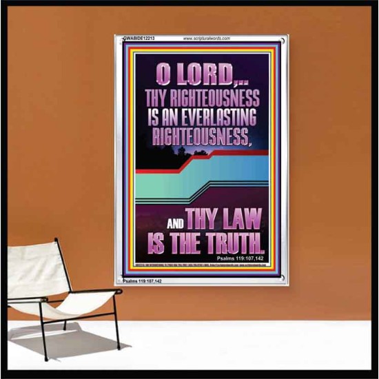 THY LAW IS THE TRUTH O LORD  Religious Wall Art   GWABIDE12213  