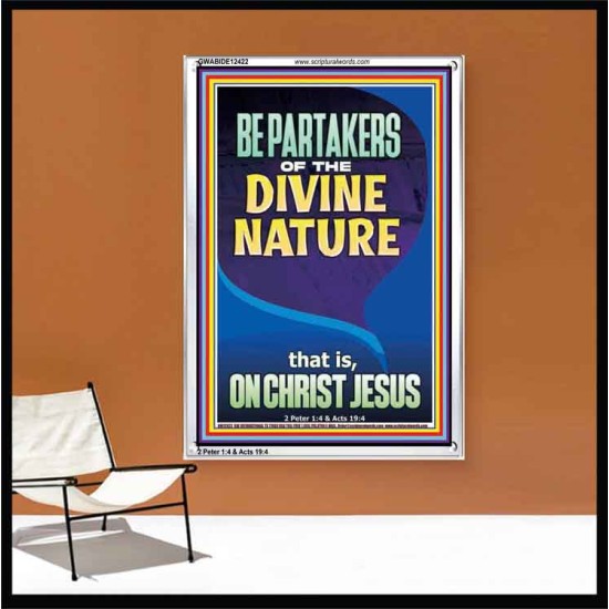 BE PARTAKERS OF THE DIVINE NATURE THAT IS ON CHRIST JESUS  Church Picture  GWABIDE12422  