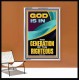 GOD IS IN THE GENERATION OF THE RIGHTEOUS  Ultimate Inspirational Wall Art  Portrait  GWABIDE12679  