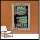 GRACE UNMERITED FAVOR OF GOD BE MODEST IN YOUR THINKING AND JUDGE YOURSELF  Christian Portrait Wall Art  GWABIDE13011  