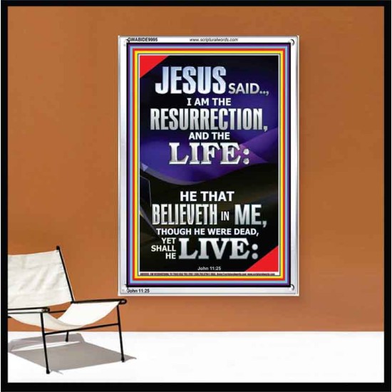 I AM THE RESURRECTION AND THE LIFE  Eternal Power Portrait  GWABIDE9995  