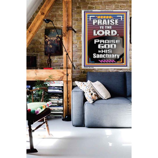 PRAISE GOD IN HIS SANCTUARY  Art & Wall Décor  GWABIDE10061  