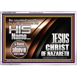 BE COUNTED WORTHY OF THE LORD  Décor Art Works  GWAMAZEMENT10294  "32X24"