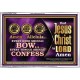 JESUS CHRIST IS LORD EVERY KNEE SHOULD BOW  Custom Wall Scripture Art  GWAMAZEMENT10300  