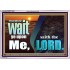 WAIT YE UPON ME SAITH THE LORD  Custom Biblical Paintings  GWAMAZEMENT10305  "32X24"