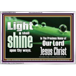 THE LIGHT SHINE UPON THEE  Custom Wall Décor  GWAMAZEMENT10314  "32X24"