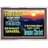 THY HEALTH WILL SPRING FORTH SPEEDILY  Custom Inspiration Scriptural Art Acrylic Frame  GWAMAZEMENT10319  "32X24"