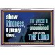 THE WICKED WILL NOT GO UNPUNISHED  Bible Verse for Home Acrylic Frame  GWAMAZEMENT10330  