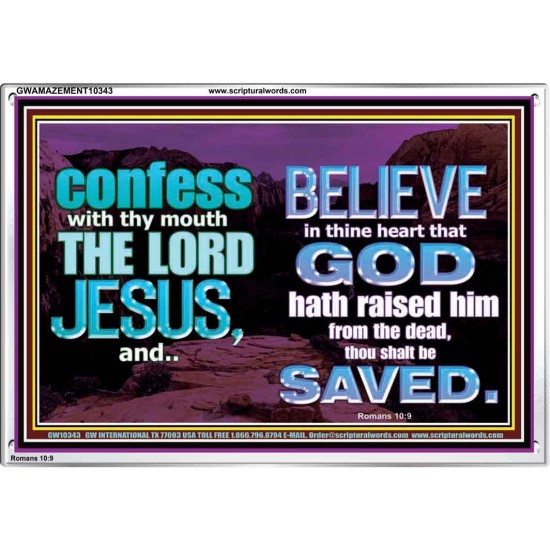 IN CHRIST JESUS IS ULTIMATE DELIVERANCE  Bible Verse for Home Acrylic Frame  GWAMAZEMENT10343  