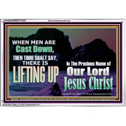 THOU SHALL SAY LIFTING UP  Ultimate Inspirational Wall Art Picture  GWAMAZEMENT10353  "32X24"