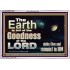 EARTH IS FULL OF GOD GOODNESS ABIDE AND REMAIN IN HIM  Unique Power Bible Picture  GWAMAZEMENT10355  "32X24"