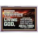 TURN FROM THESE VANITIES TO THE LIVING GOD JEHOVAH  Unique Scriptural Acrylic Frame  GWAMAZEMENT10363  