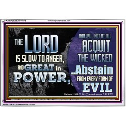 THE LORD GOD ALMIGHTY GREAT IN POWER  Sanctuary Wall Acrylic Frame  GWAMAZEMENT10379  "32X24"
