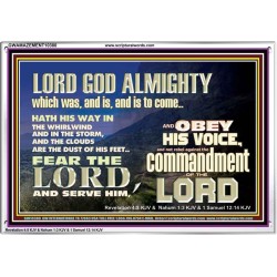 REBEL NOT AGAINST THE COMMANDMENTS OF THE LORD  Ultimate Inspirational Wall Art Picture  GWAMAZEMENT10380  "32X24"