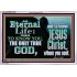 ETERNAL LIFE ONLY THROUGH CHRIST JESUS  Children Room  GWAMAZEMENT10396  "32X24"