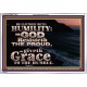 BE CLOTHED WITH HUMILITY FOR GOD RESISTETH THE PROUD  Scriptural Décor Acrylic Frame  GWAMAZEMENT10441  