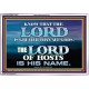 JEHOVAH GOD OUR LORD IS AN INCOMPARABLE GOD  Christian Acrylic Frame Wall Art  GWAMAZEMENT10447  