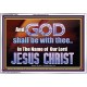 GOD SHALL BE WITH THEE  Bible Verses Acrylic Frame  GWAMAZEMENT10448  