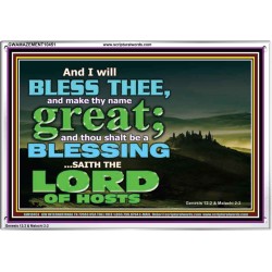 THOU SHALL BE A BLESSINGS  Acrylic Frame Scripture   GWAMAZEMENT10451  "32X24"
