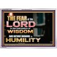 BEFORE HONOUR IS HUMILITY  Scriptural Acrylic Frame Signs  GWAMAZEMENT10455  