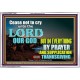 CEASE NOT TO CRY UNTO THE LORD  Encouraging Bible Verses Acrylic Frame  GWAMAZEMENT10458  