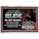 IN MY NAME SHALL THEY CAST OUT DEVILS  Christian Quotes Acrylic Frame  GWAMAZEMENT10460  