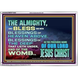 DO YOU WANT BLESSINGS OF THE DEEP  Christian Quote Acrylic Frame  GWAMAZEMENT10463  "32X24"