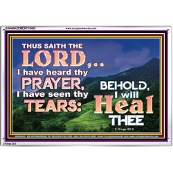 I HAVE SEEN THY TEARS I WILL HEAL THEE  Christian Paintings  GWAMAZEMENT10465  "32X24"