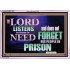 THE LORD NEVER FORGET HIS CHILDREN  Christian Artwork Acrylic Frame  GWAMAZEMENT10507  "32X24"