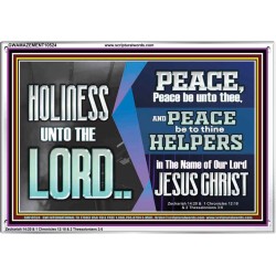 HOLINESS UNTO THE LORD  Righteous Living Christian Picture  GWAMAZEMENT10524  "32X24"