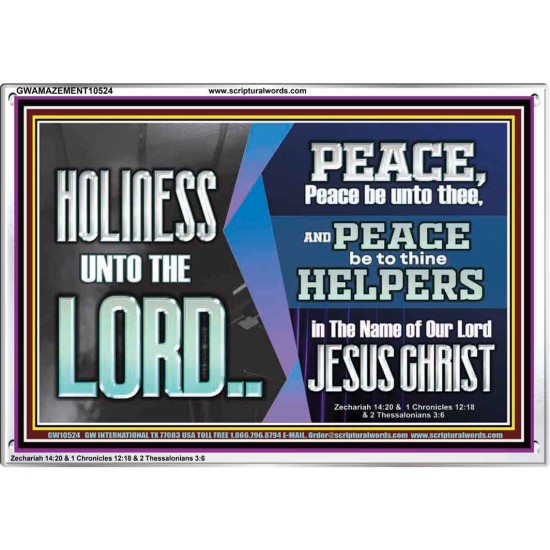 HOLINESS UNTO THE LORD  Righteous Living Christian Picture  GWAMAZEMENT10524  