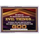 DO NOT LUST AFTER EVIL THINGS  Children Room Wall Acrylic Frame  GWAMAZEMENT10527  