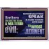 DO NOT FOLLOW MULTITUDE TO DO EVIL  Eternal Power Acrylic Frame  GWAMAZEMENT10534  "32X24"