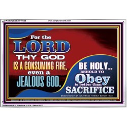 TO OBEY IS BETTER THAN SACRIFICE  Scripture Art Prints Acrylic Frame  GWAMAZEMENT10538  "32X24"