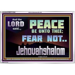 JEHOVAHSHALOM PEACE BE UNTO THEE  Christian Paintings  GWAMAZEMENT10540  "32X24"