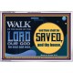 WALK IN THE NAME OF THE LORD JEHOVAH  Christian Art Acrylic Frame  GWAMAZEMENT10545  