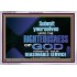 THE RIGHTEOUSNESS OF OUR GOD A REASONABLE SACRIFICE  Encouraging Bible Verses Acrylic Frame  GWAMAZEMENT10553  "32X24"