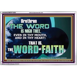 THE WORD IS NIGH THEE  Christian Quotes Acrylic Frame  GWAMAZEMENT10555  "32X24"