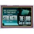BLESSED IS THE MAN WHOSE STRENGTH IS IN THE LORD  Christian Paintings  GWAMAZEMENT10560  "32X24"