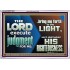 BRING ME FORTH TO THE LIGHT O LORD JEHOVAH  Scripture Art Prints Acrylic Frame  GWAMAZEMENT10563  "32X24"