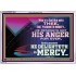 THE LORD DELIGHTETH IN MERCY  Contemporary Christian Wall Art Acrylic Frame  GWAMAZEMENT10564  "32X24"