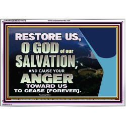 GOD OF OUR SALVATION  Scripture Wall Art  GWAMAZEMENT10573  "32X24"