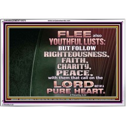 FOLLOW RIGHTEOUSNESS  Scriptural Wall Art  GWAMAZEMENT10575  "32X24"