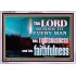 THE LORD RENDER TO EVERY MAN HIS RIGHTEOUSNESS AND FAITHFULNESS  Custom Contemporary Christian Wall Art  GWAMAZEMENT10605  "32X24"