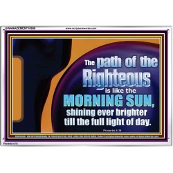 THE PATH OF THE RIGHTEOUS IS LIKE THE MORNING SUN  Custom Biblical Paintings  GWAMAZEMENT10606  "32X24"