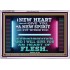 A NEW HEART ALSO WILL I GIVE YOU  Custom Wall Scriptural Art  GWAMAZEMENT10608  "32X24"